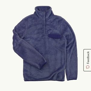 Jachs mock neck Sherpa pullover Medium Purple